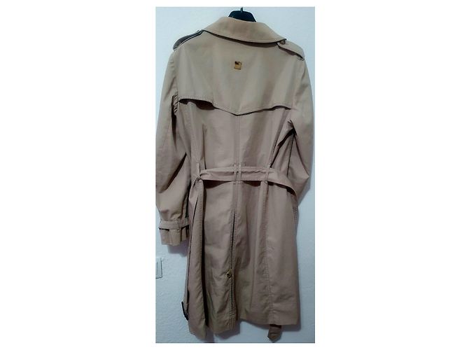 Trench Carolina Herrera beige in cotone - vista 3