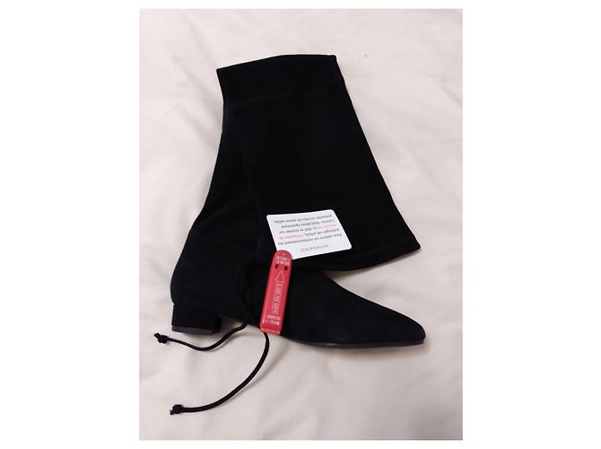 Botas altas de ante negras Stuart Weitzman Negro - vista 14