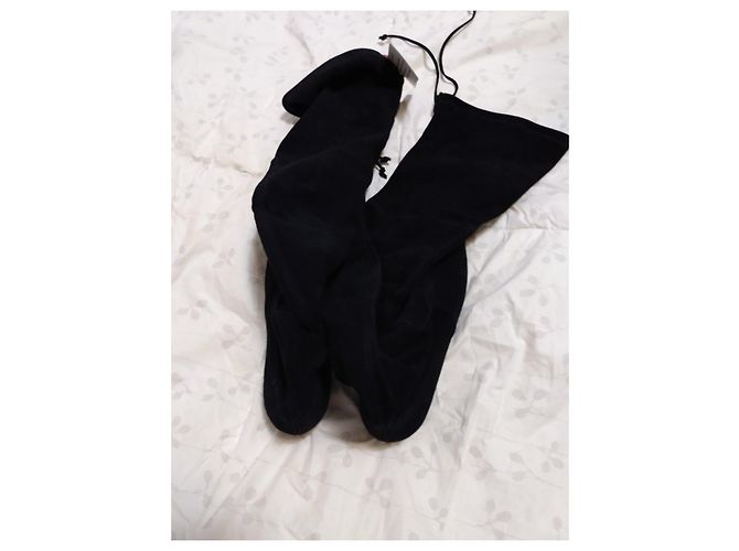 Botas altas de ante negras Stuart Weitzman Negro - vista 6