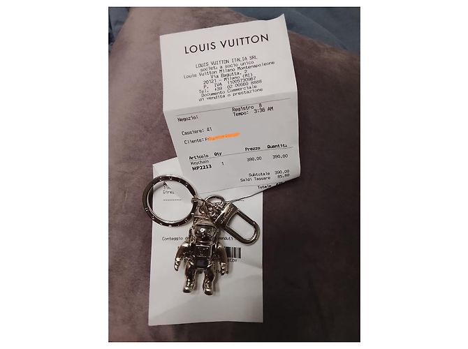 Portachiavi Louis Vuitton Astronauta Argento - vista 3
