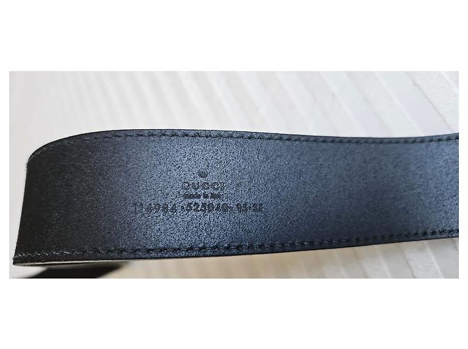 Gucci Interlocking G Gürtel Schwarz - Ansicht 13