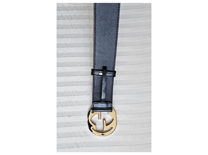 Gucci Interlocking G Gürtel Schwarz - Ansicht 14