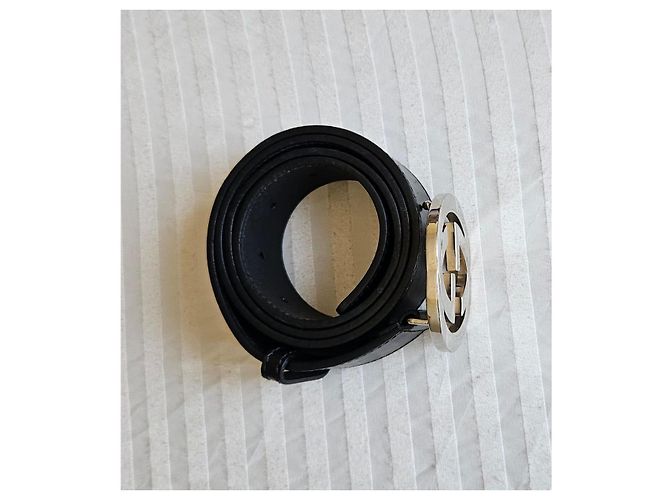 Gucci Interlocking G Gürtel Schwarz - Ansicht 15
