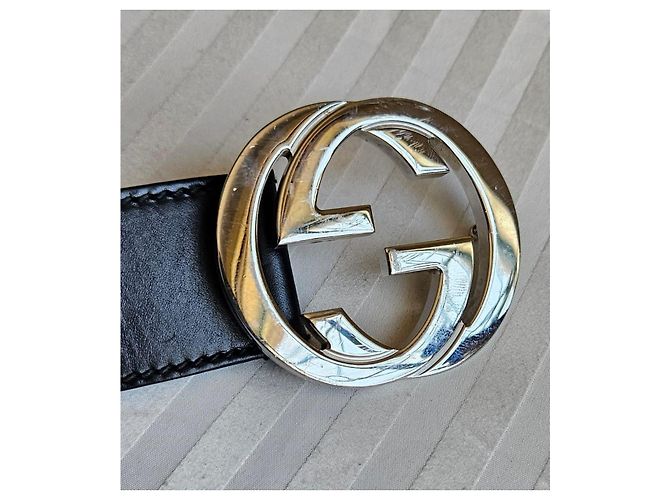 Gucci Interlocking G Gürtel Schwarz - Ansicht 3