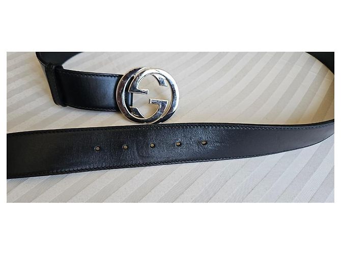 Gucci Interlocking G Gürtel Schwarz - Ansicht 7