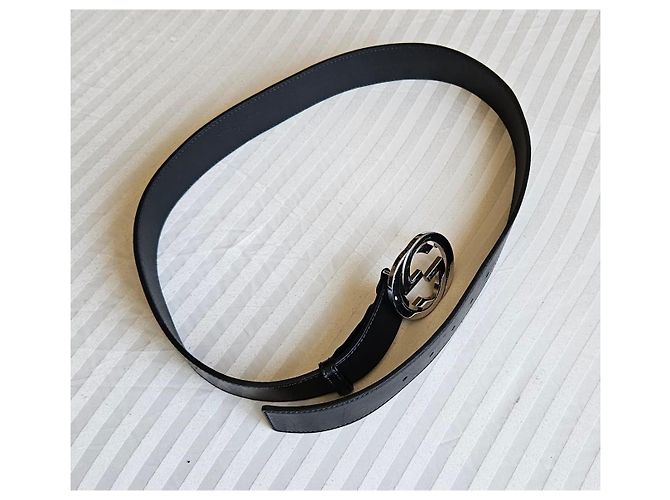 Gucci Interlocking G Gürtel Schwarz - Ansicht 8
