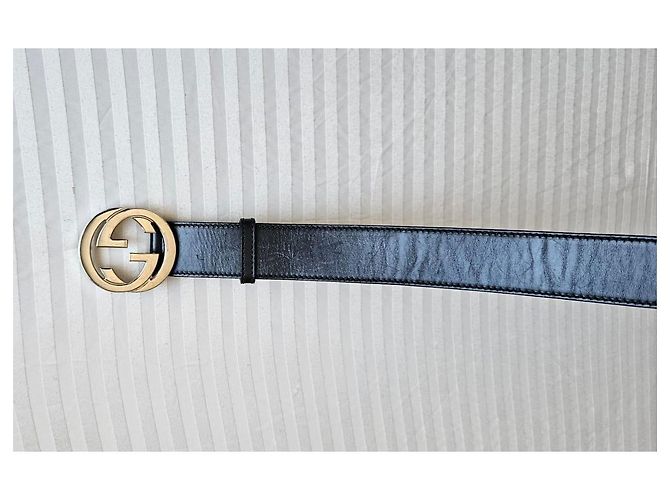 Gucci Interlocking G Gürtel Schwarz - Ansicht 9
