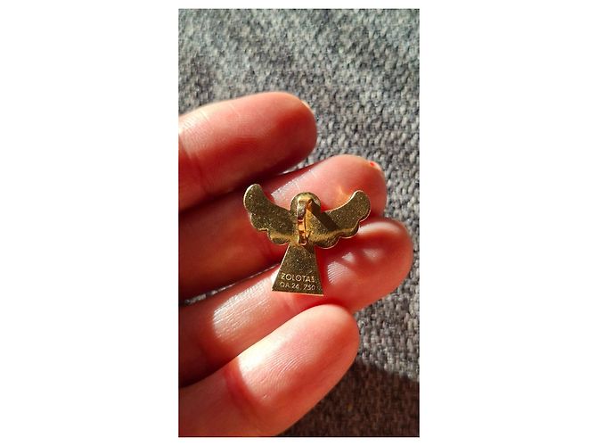 Pendente Angelo Zolotas in Oro 18K D'oro - vista 4