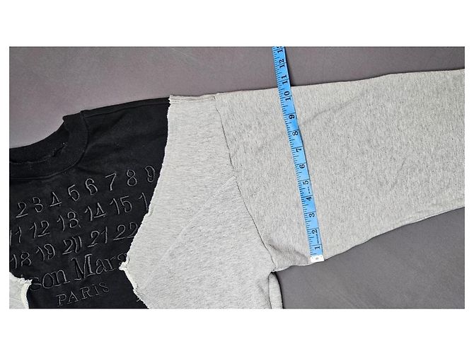 Maison Martin Margiela Maison Margiela Sudadera Deconstruida Negro Gris - vista 13