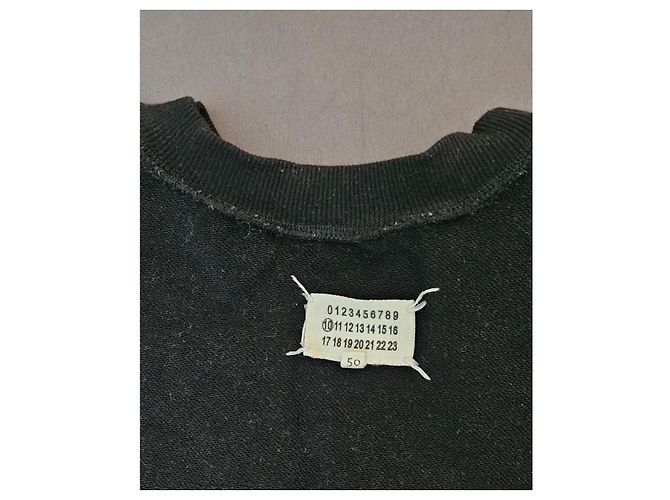 Maison Martin Margiela Maison Margiela Sudadera Deconstruida Negro Gris - vista 16