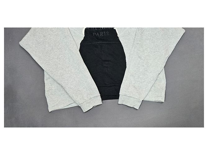 Maison Martin Margiela Maison Margiela Sudadera Deconstruida Negro Gris - vista 5