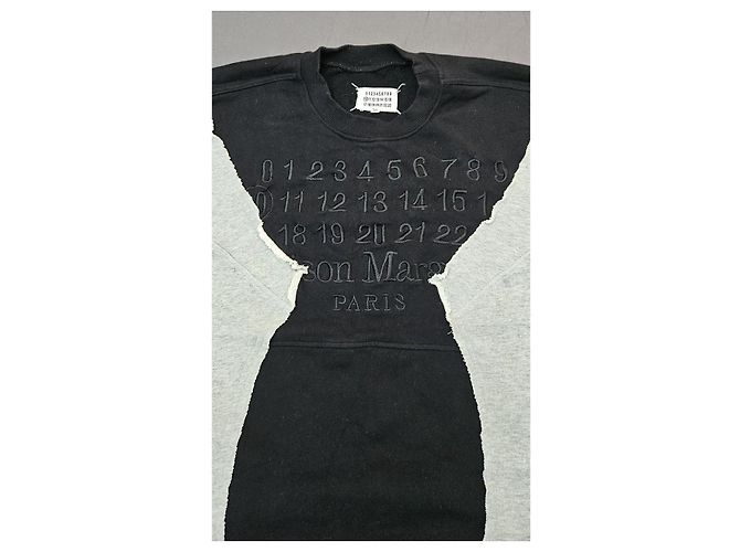 Maison Martin Margiela Maison Margiela Sudadera Deconstruida Negro Gris - vista 6