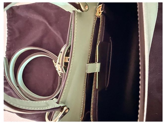 Borsa Panthère de Cartier con manico superiore in pelle verde menta - vista 10