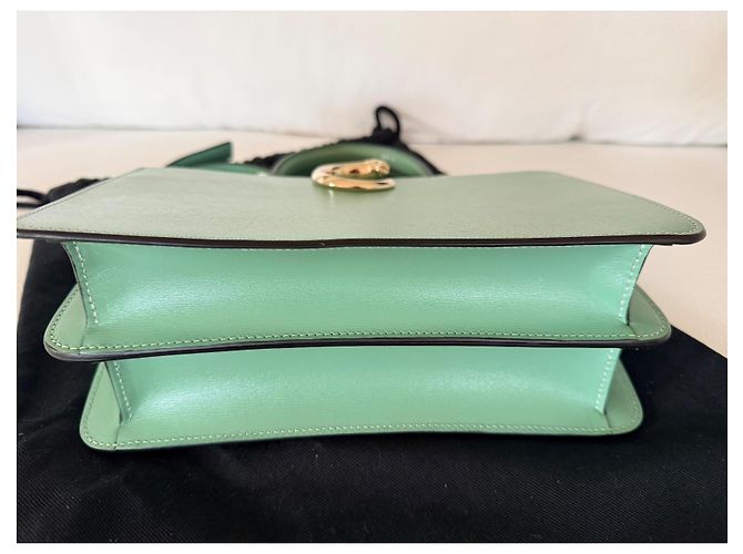 Borsa Panthère de Cartier con manico superiore in pelle verde menta - vista 7