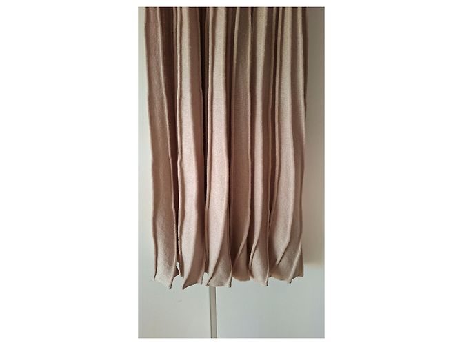 Autre Marque Marks & Spencer Limited Edition Rippstrick-Midikleid Beige - Ansicht 3