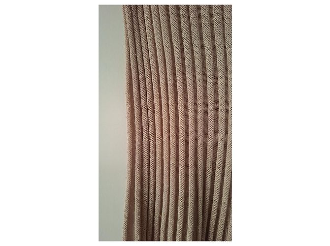 Autre Marque Marks & Spencer Limited Edition Rippstrick-Midikleid Beige - Ansicht 4