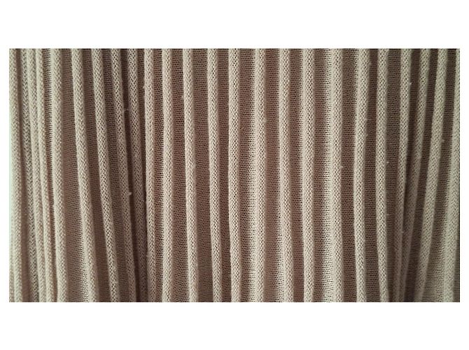 Autre Marque Marks & Spencer Limited Edition Rippstrick-Midikleid Beige - Ansicht 7