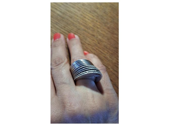 Bague Statement Pianegonda en Argent Argenté - vue 7