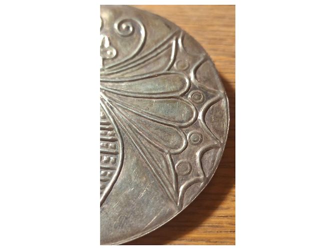 Spilla a farfalla Zolotas in argento - Stile Miceneo D'oro - vista 3