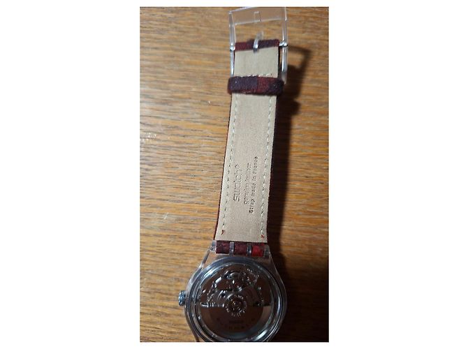 Autre Marque Reloj automático Swatch MC Killop SAP103 Castaño Roja - vista 4