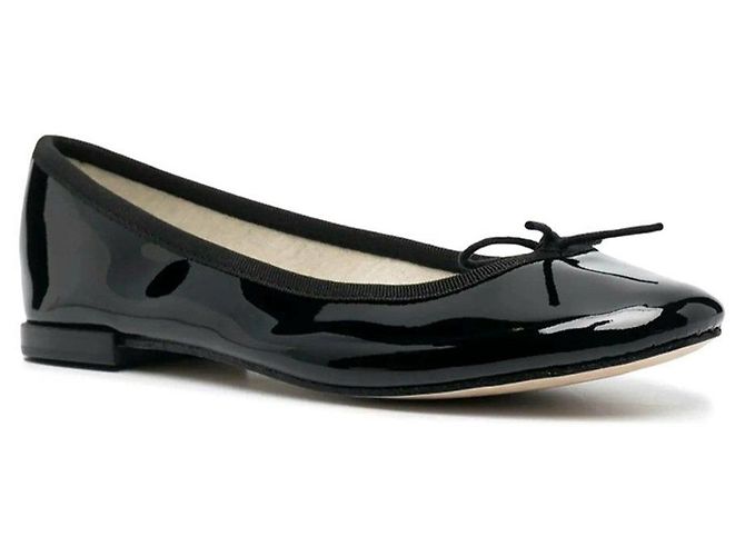 Repetto Ballerine in vernice nera Nero - vista 3