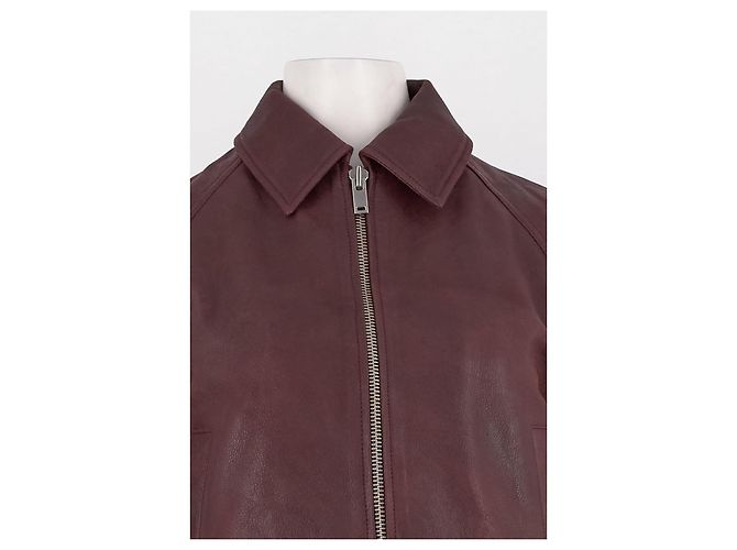 Samsoe & Samsoe Lederjacke braun - Ansicht 2