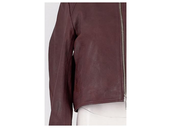 Samsoe & Samsoe Lederjacke braun - Ansicht 3