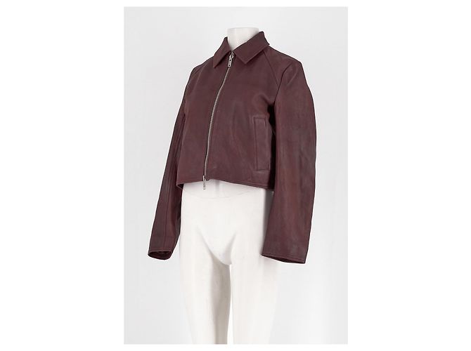 Samsoe & Samsoe Lederjacke braun - Ansicht 4