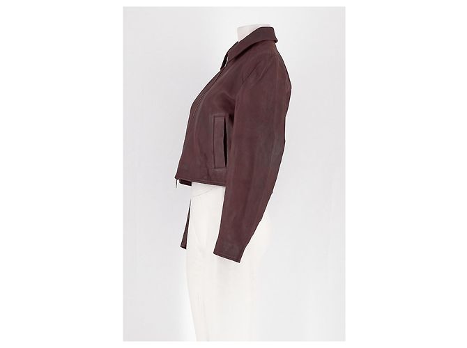 Samsoe & Samsoe Lederjacke braun - Ansicht 5