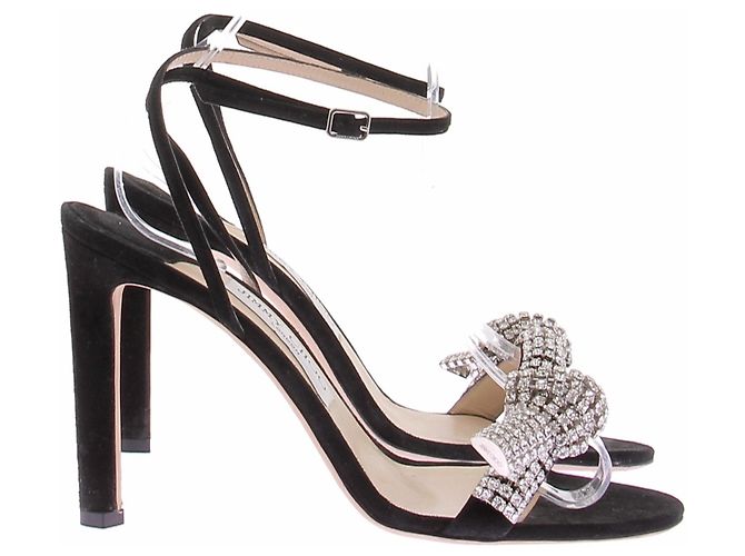 Jimmy Choo Sandali neri con strass Nero - vista 6