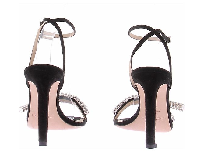 Jimmy Choo Sandali neri con strass Nero - vista 7