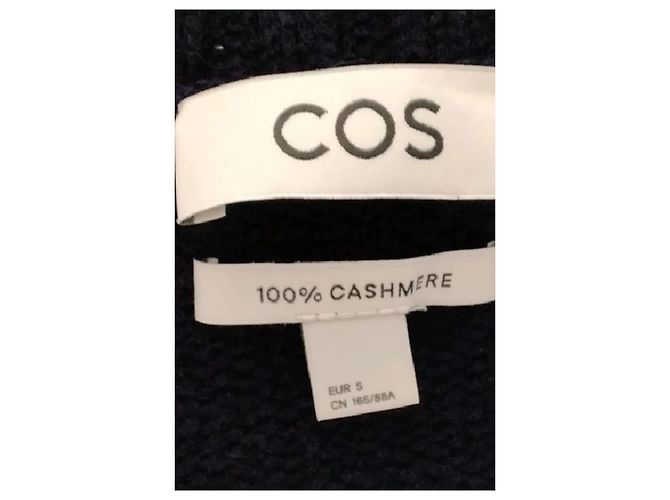 Cos Kaschmirpullover marineblau - Ansicht 7