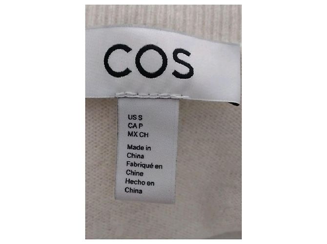 Cos Kaschmirpullover weiß S - Ansicht 7