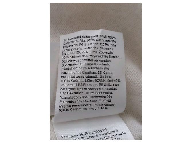 Cos Kaschmirpullover weiß S - Ansicht 8
