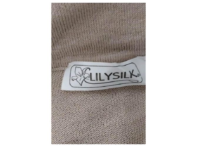 Autre Marque Top de seda beige LILYSILK - vista 7