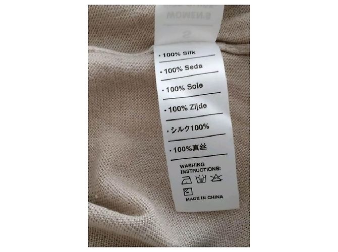Autre Marque Top de seda beige LILYSILK - vista 8