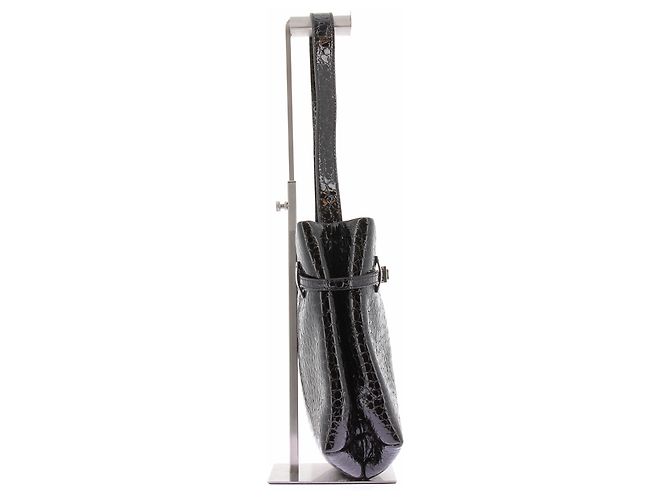 Autre Marque Borsa nera croco "Mini Tote du Jour" Nero - vista 5