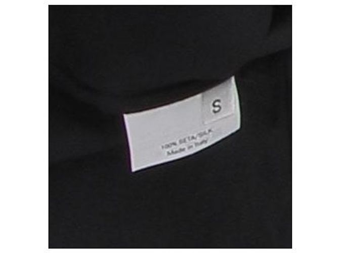 Top de seda negro Yves Saint Laurent - vista 6