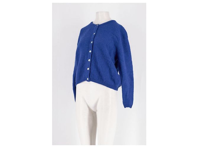 American Vintage Wollcardigan Blau - Ansicht 4