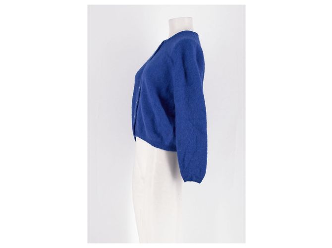 American Vintage Wollcardigan Blau - Ansicht 5