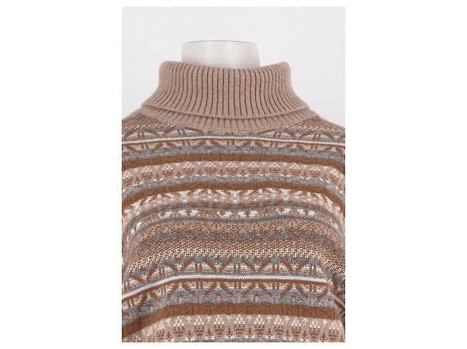 Autre Marque LILYSILK Kaschmirpullover beige Größe M - Ansicht 2