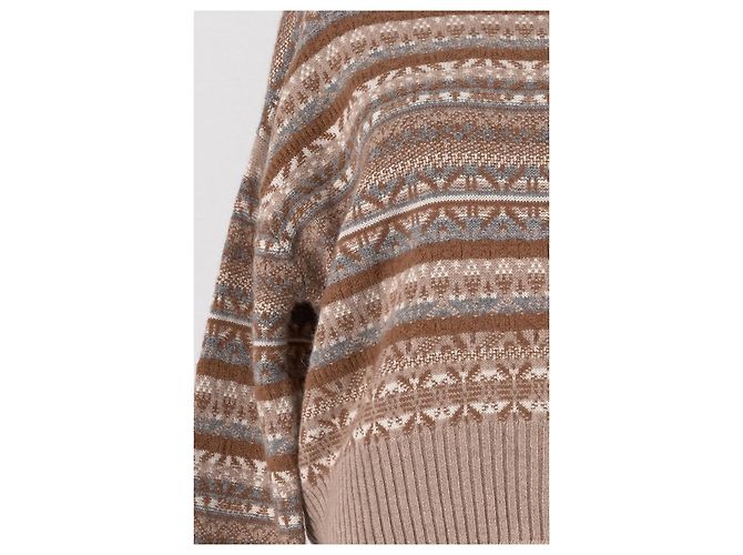 Autre Marque LILYSILK Kaschmirpullover beige Größe M - Ansicht 3