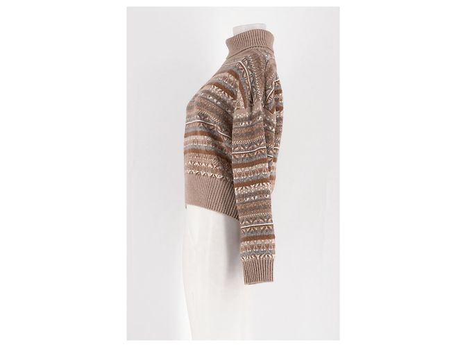 Autre Marque LILYSILK Kaschmirpullover beige Größe M - Ansicht 5