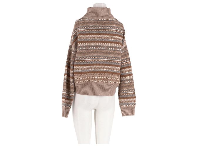Autre Marque LILYSILK Kaschmirpullover beige Größe M - Ansicht 6