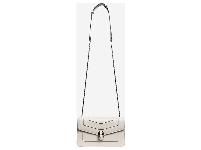 Bulgari Borsa crossbody Serpenti Forever Ivory Crudo - vista 7