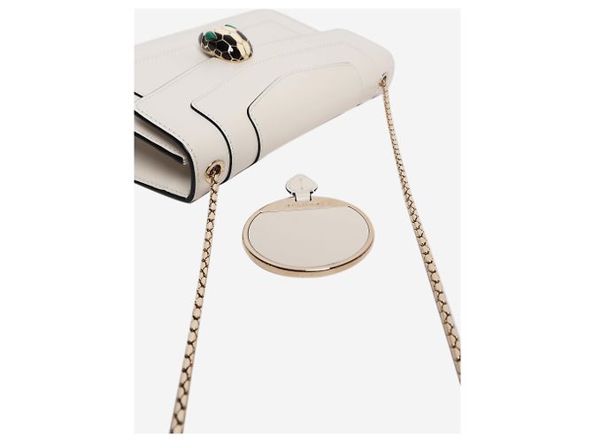 Bulgari Borsa crossbody Serpenti Forever Ivory Crudo - vista 9