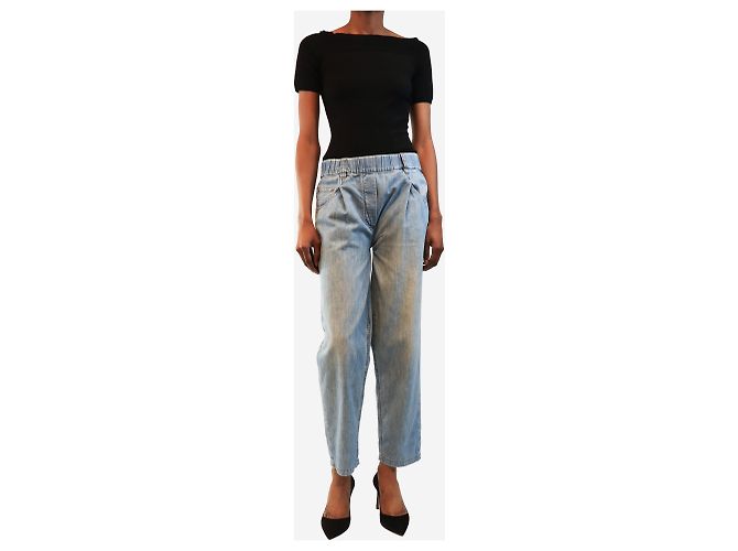 Brunello Cucinelli Blaue Denimhose - size UK 8 - Ansicht 2