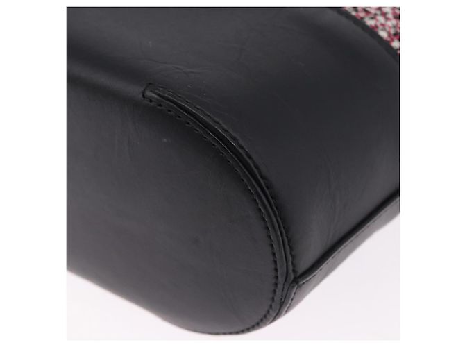 BALENCIAGA Sac à main Canvas 2way Rouge Noir 410790 - vue 10