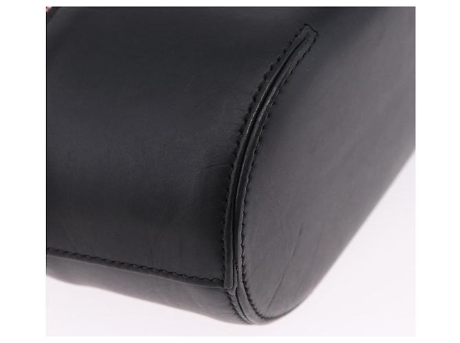 BALENCIAGA Sac à main Canvas 2way Rouge Noir 410790 - vue 15