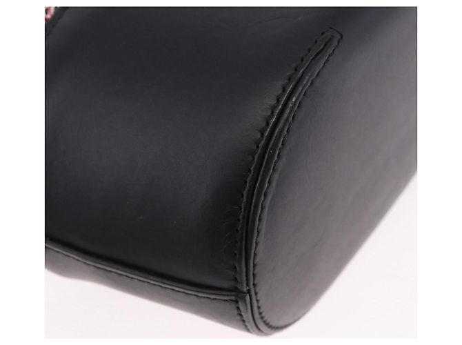 BALENCIAGA Sac à main Canvas 2way Rouge Noir 410790 - vue 17